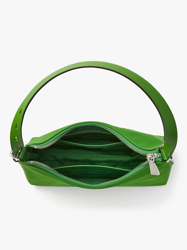 Green Kate Spade Sam Icon Nylon Small Women's Shoulder Bags | 50362-GQLR