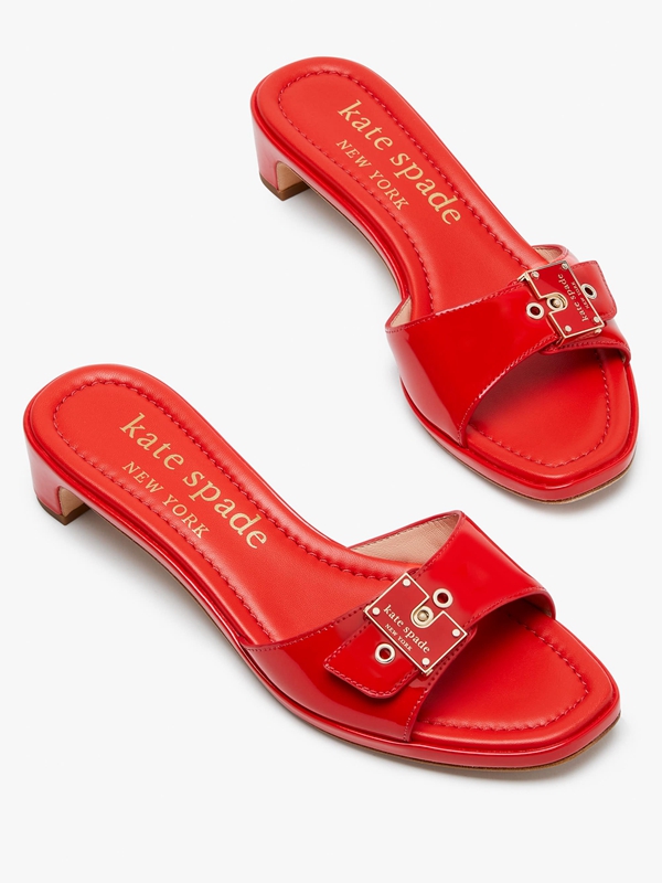 Light Red Kate Spade Gazebo Slide Women's Sandals | 87943-WMPC