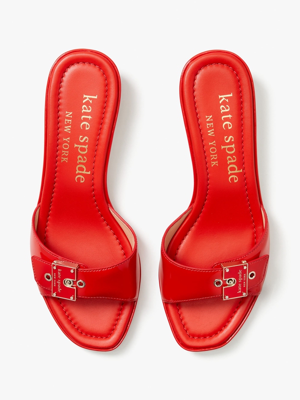 Light Red Kate Spade Gazebo Slide Women's Sandals | 87943-WMPC