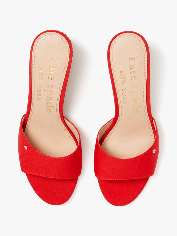 Light Red Kate Spade Meena Slide Women's Sandals | 84576-ICLT