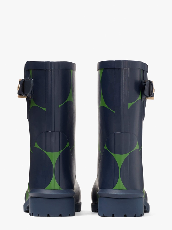 Navy Kate Spade Carina Rain Women's Boots | 69742-BECV