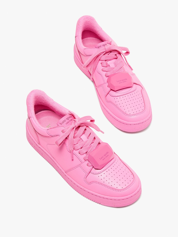 Pink Kate Spade Bolt Gem Women's Sneakers | 12583-OLIC