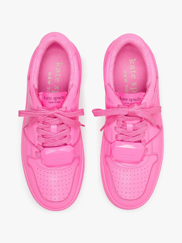 Pink Kate Spade Bolt Gem Women's Sneakers | 12583-OLIC