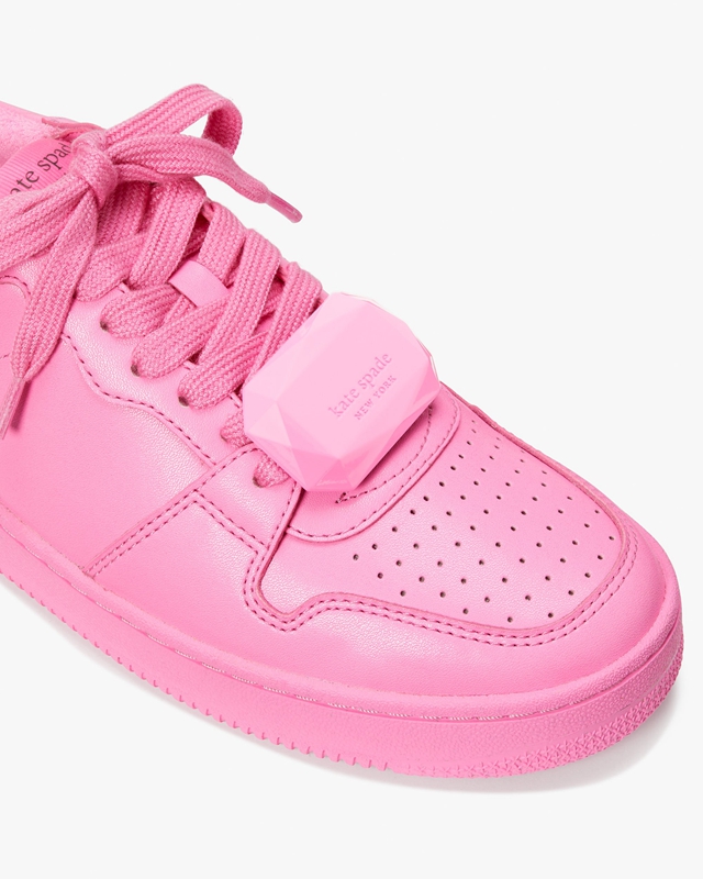 Pink Kate Spade Bolt Gem Women's Sneakers | 12583-OLIC