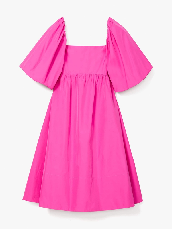 Pink Kate Spade Fiesta Taffeta Women's Dress | 92746-SIML