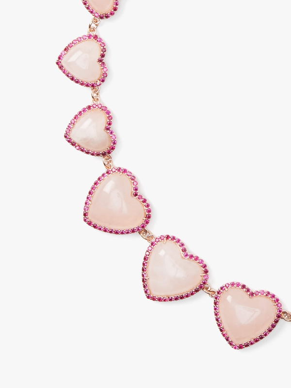 Pink Kate Spade Heart Of Hearts Statement Women\'s Necklace | 60829-LFWA