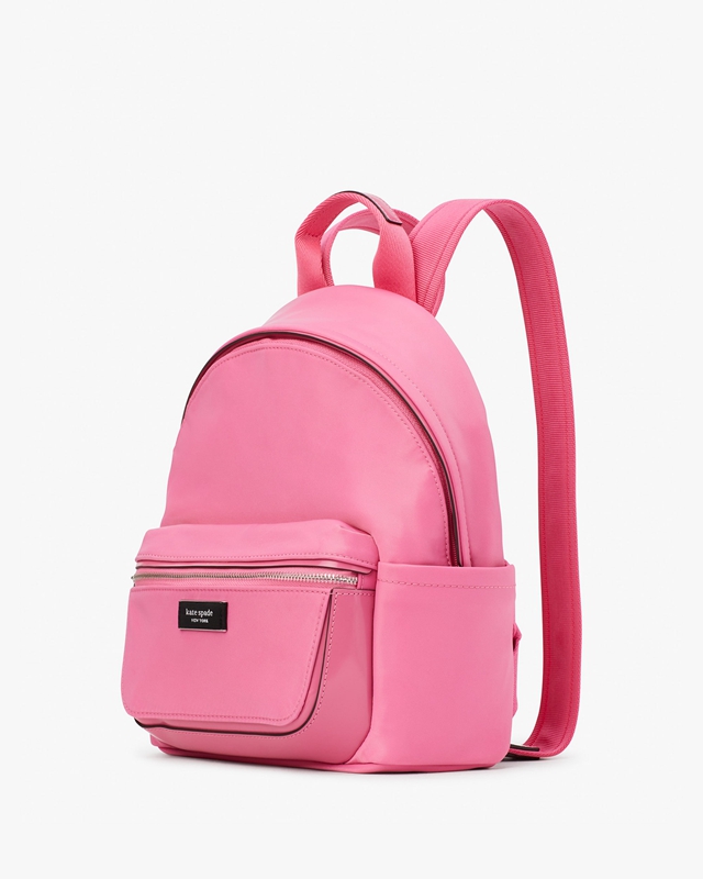 Pink Kate Spade Sam Icon Ksnyl Small Women's Backpacks | 24130-TAQX