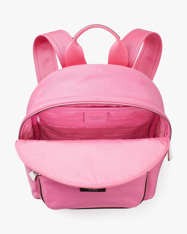 Pink Kate Spade Sam Icon Ksnyl Small Women's Backpacks | 24130-TAQX