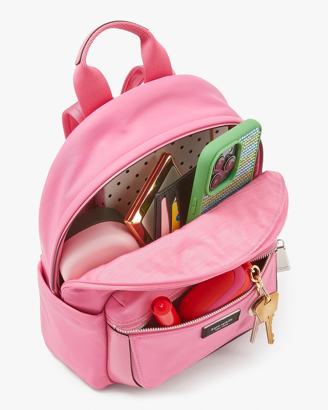 Pink Kate Spade Sam Icon Ksnyl Small Women's Backpacks | 24130-TAQX