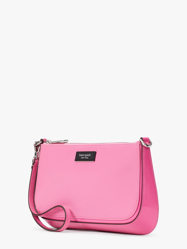 Pink Kate Spade Sam Icon Nylon Mini Pochette Women's Crossbody Bags | 60471-YKSV