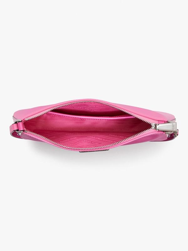 Pink Kate Spade Sam Icon Nylon Mini Pochette Women's Crossbody Bags | 60471-YKSV