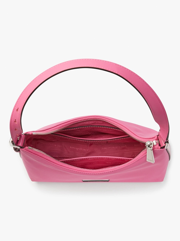 Pink Kate Spade Sam Icon Nylon Small Women's Shoulder Bags | 76485-HKAI