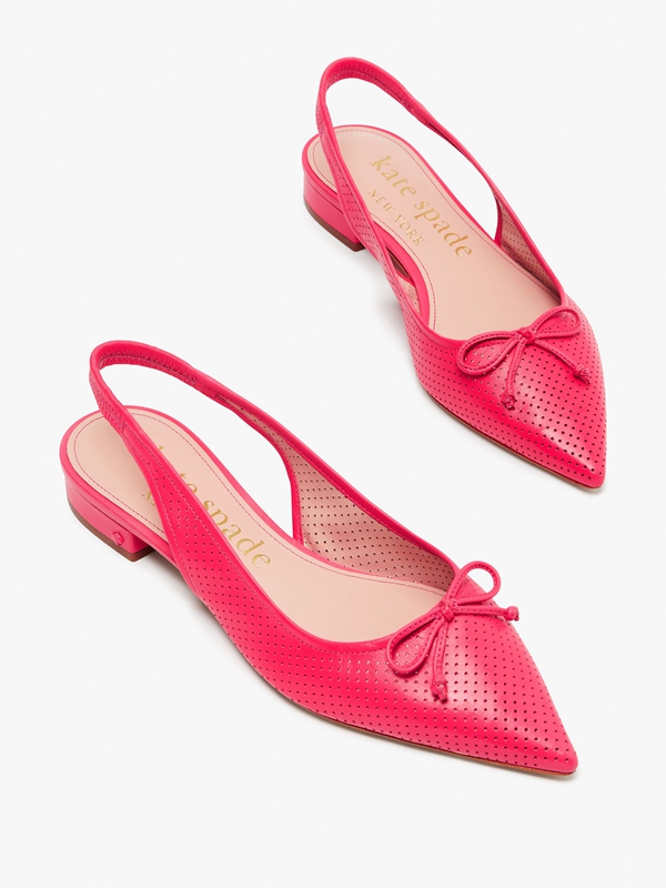 Pink Kate Spade Veronica Women's Flat Shoes | 71039-RCLN