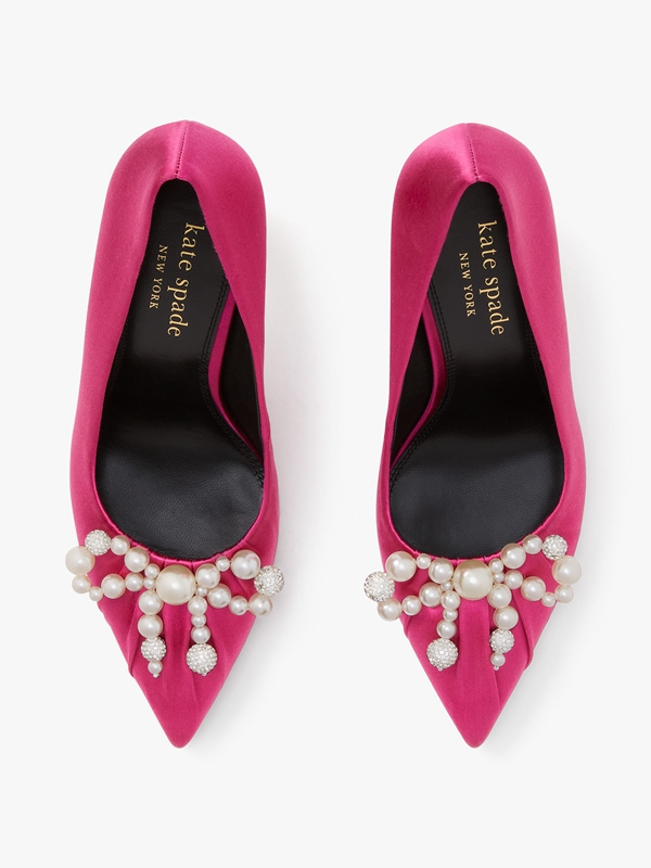 Purple Kate Spade Elodie High Women's Heels | 69305-RDQN