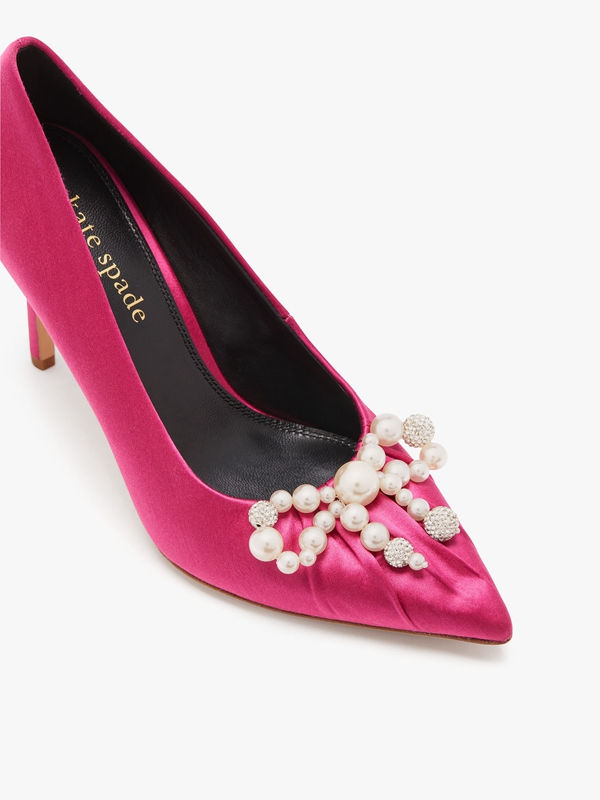 Purple Kate Spade Elodie High Women's Heels | 69305-RDQN