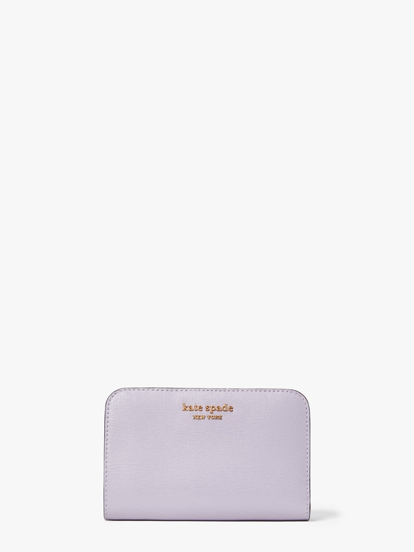 Purple Kate Spade Morgan Saffiano Leather Compact Women\'s Wallets | 68190-ONMJ