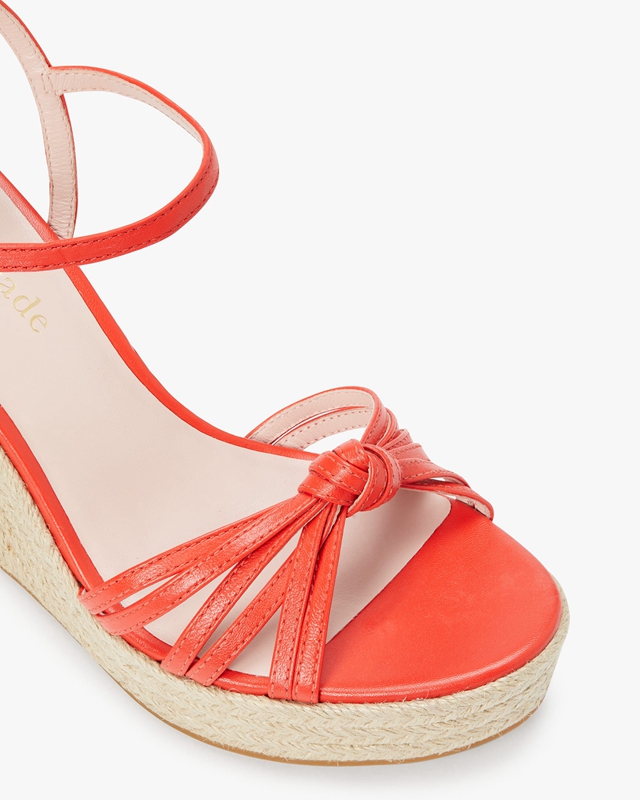 Red Kate Spade Tessa Espadrille Wedges Women's Sandals | 57082-YPRS