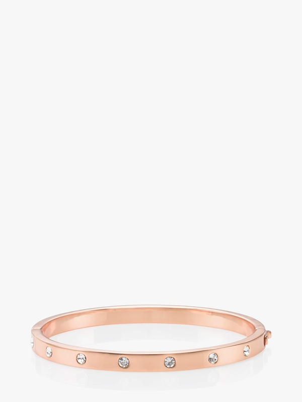 Rose Gold Kate Spade Set In Stone Enamel Stone Hinged Women\'s Bracelet | 63015-BDMU