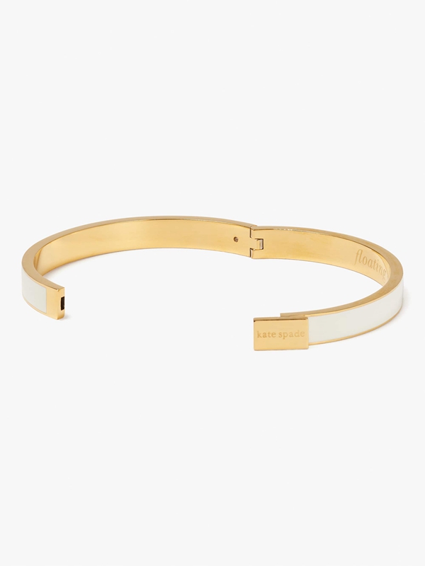 White Kate Spade Floating On A Cloud Thin Idiom Women's Bracelet | 19380-GENY