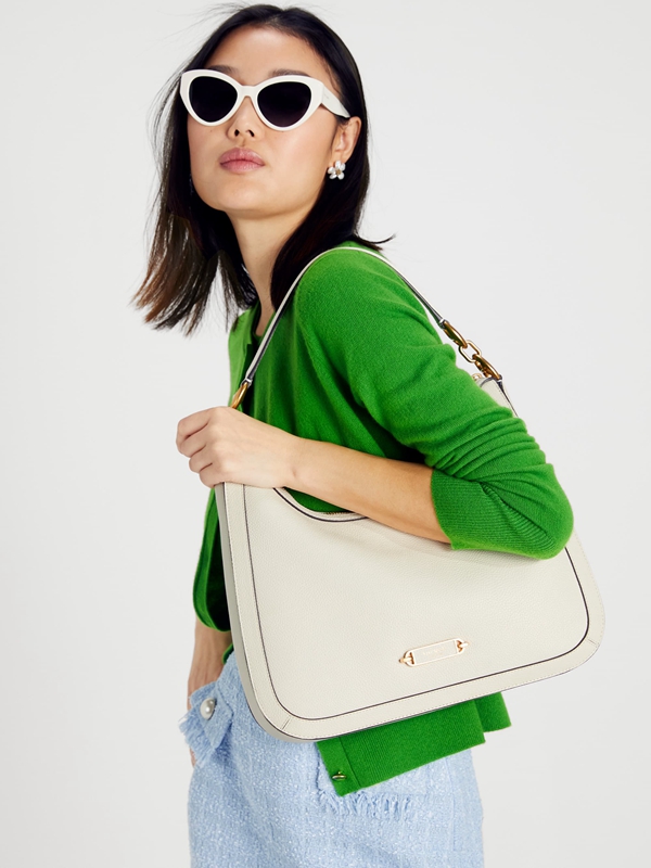 White Kate Spade Gramercy Medium Women's Shoulder Bags | 39804-DZQJ