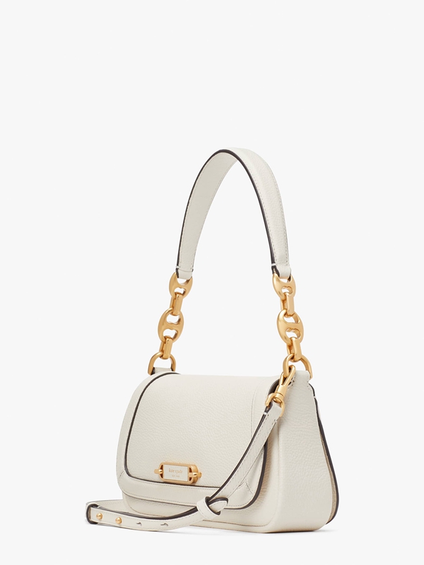 White Kate Spade Gramercy Small Flap Women's Shoulder Bags | 92083-EFMA