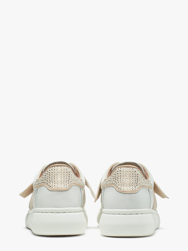 White Kate Spade Lexi Pave Women's Sneakers | 25867-ZHSF