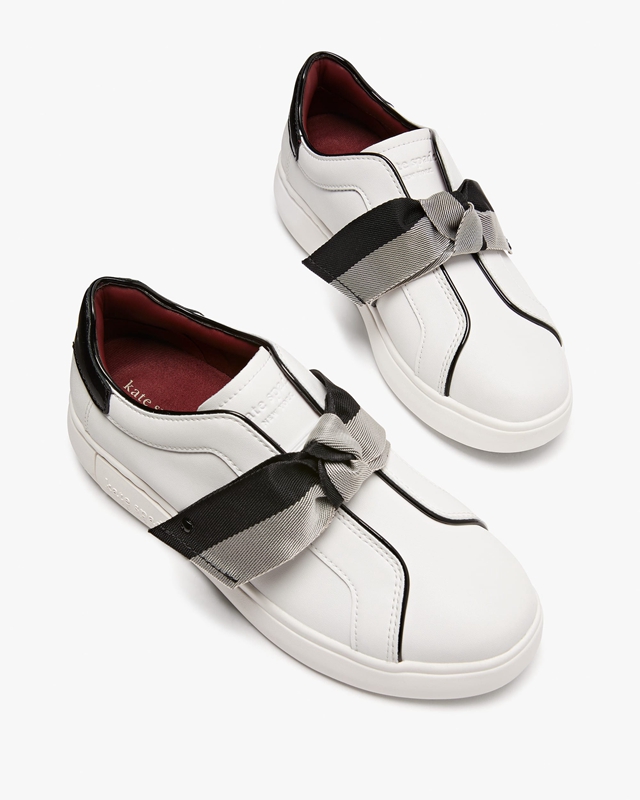 White Kate Spade Lexi Women's Sneakers | 18975-UOYA