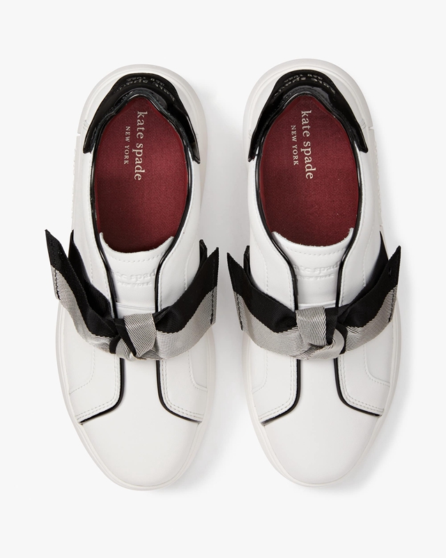 White Kate Spade Lexi Women's Sneakers | 18975-UOYA