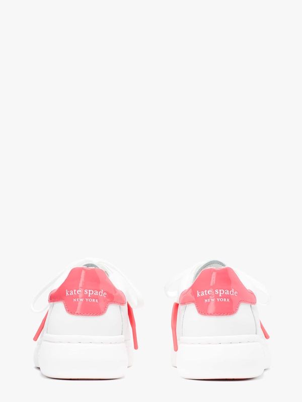 White Kate Spade Lift Women's Sneakers | 26703-WFKD