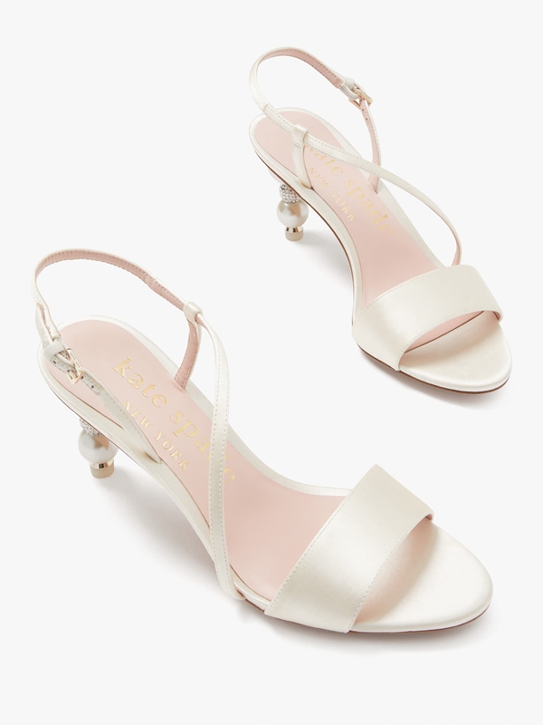 White Kate Spade Sparkle And Shine Women's Sandals | 09537-WRPH