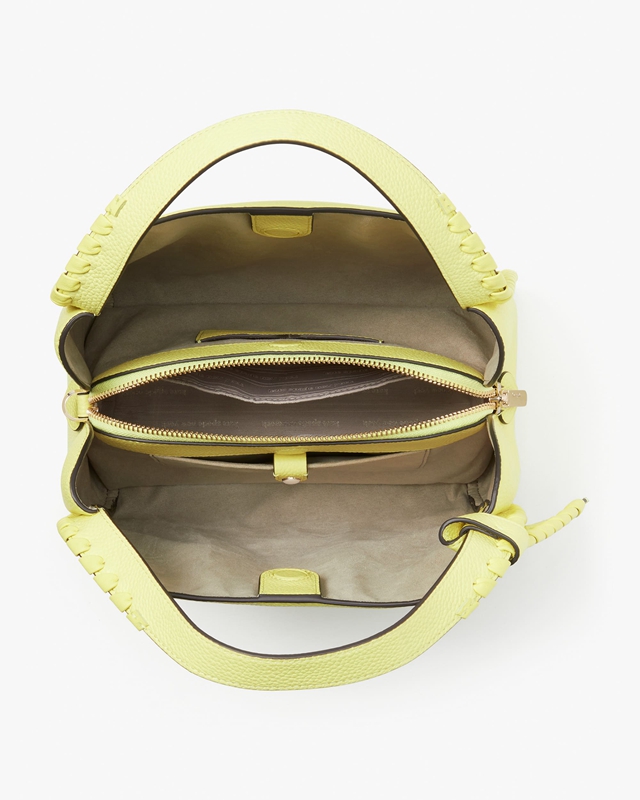 Yellow Kate Spade Knott Whipstitched Medium Women's Crossbody Bags | 49613-WFOT